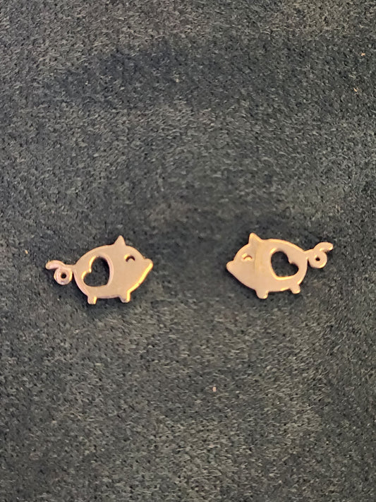 Pig Earrings